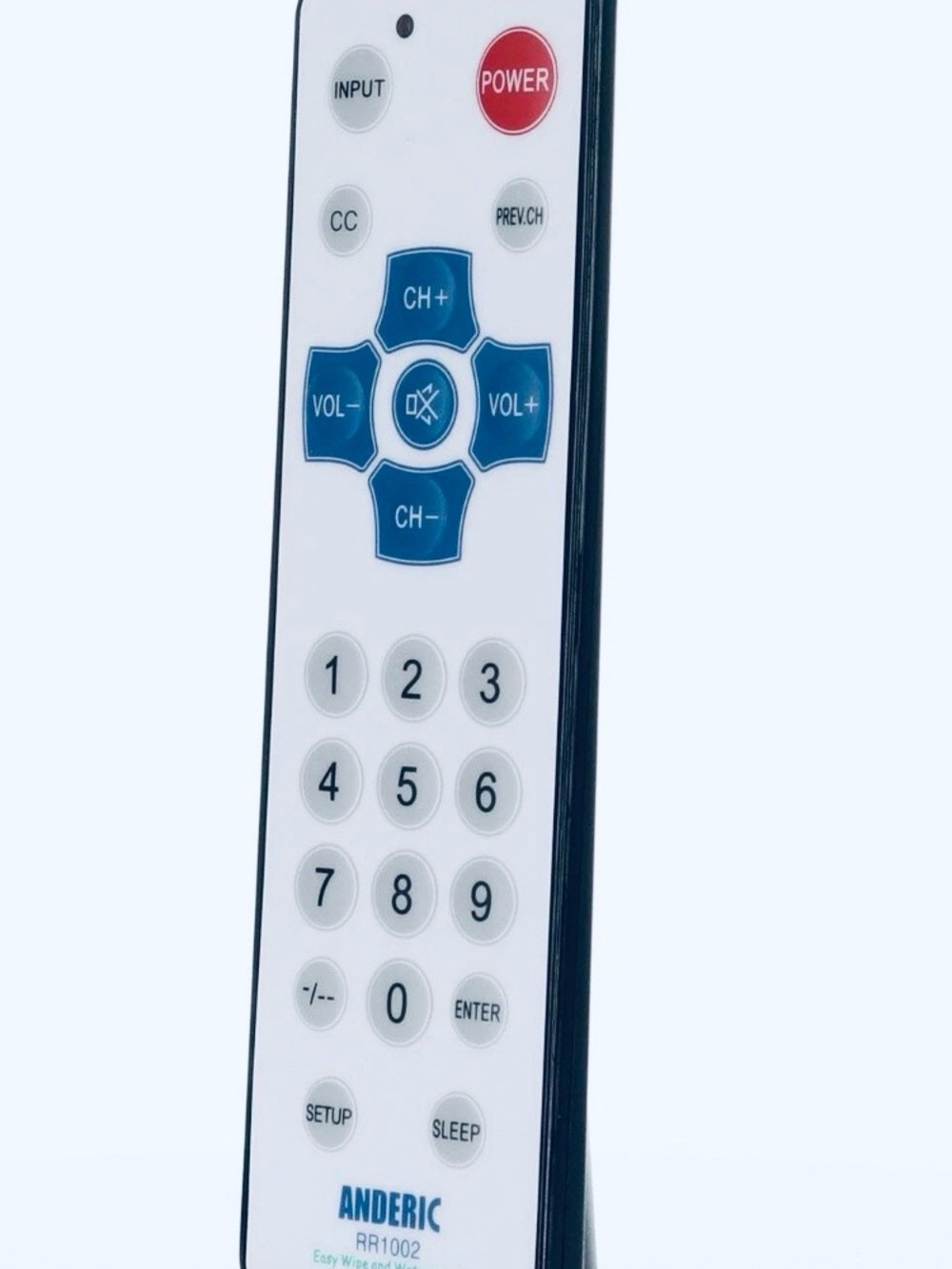 White and Blue Universal Remote Control - Model RR1002